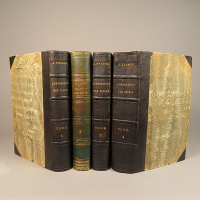 Image for Traite theorique et pratique de l'impression des tissus. 4 volume set Bibliothèque des Arts Industriels publié sous les auspices de la Société Nationale. Arts Chimiques.