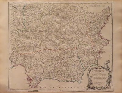 Image for Partie Meridionale des Etats de Castille, ou fe trouvent las Castille Nlle. l'Estremadure, l'Andalousie, et les Royaumes de Grenade et de Murcie; et Partie des Etats d'Aragon, qui contient le Royaume de Valence