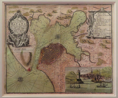Image for Neu und verbesserter Plan der St. u. Hafens Havana auf der Ins. Cuba mit den Wasser Tiefen, Sandbaencken und Klippen nochmahlen uber sehen