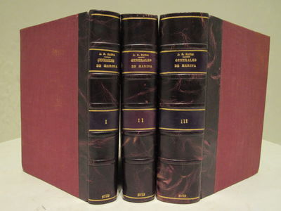 Image for GalerÃa Biográfica de los Generales de Marina, Jefes y Personajes Notables que Figuraron en la Misma Corporación Desde 1700 a 1868 - 3 Volume Set