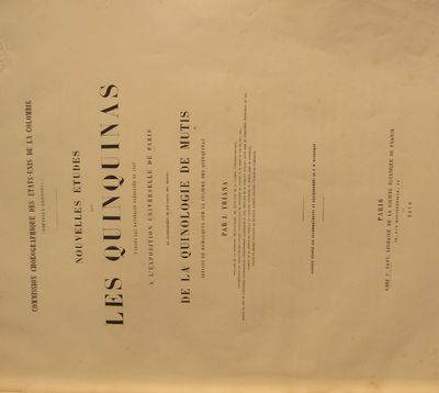 Image for Nouvelles Etudes sur les Quinquinas d'Apres les Materiaux Presentes en 1867 a l'Exposition Universelle de Paris