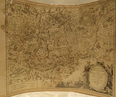 Image for Partie Meridion. du Duche de Brabant ou se trouvent le Quartier de Bruxelles et de Louvain la Seigneurie de Malines et une partie de l'Eveche de Lyege, le Comte de Namur, avec les Confins du Haynaut et du Luxembourg