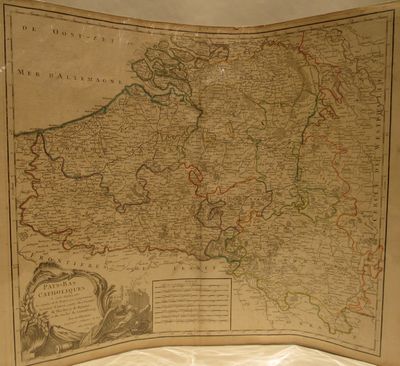 Image for Pays-Bas Catholiques ou sont distinguees les Limites de la France qui comprennent le Comte d'Artois, partie des Comtes de Flandre et de Haynaut, et du Duche de Luxembourg
