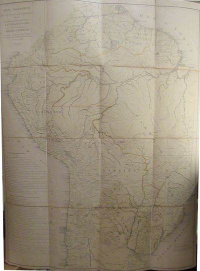 Image for Mapa geografico de la mayor parte de la America Meridional que contiene los paises por donde debe trazarse la linea divisoria que divida los Dominios de Espana y Portugal. Construido en virtud de Real Orden por el Teniente General Dn. Francisco Requena en el ano de 1796