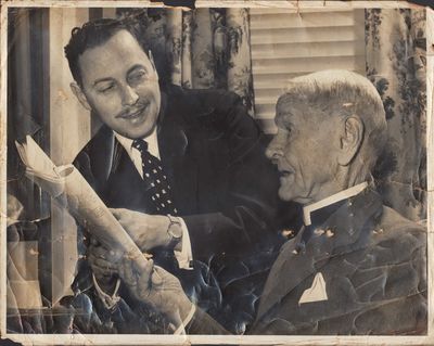 Image for Photograph of Tennessee Williams and his grandfather, Walter Edwin Dakin.