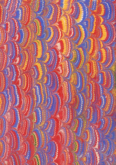 Image for The Process of Marbling Paper. GPO-PIA Joint Research Bulletin. Bindery Series No. 1. B-1. WITH notes on the process of marbleizing papers and book edges for bookbinding uses WITH examples of marbled paper.