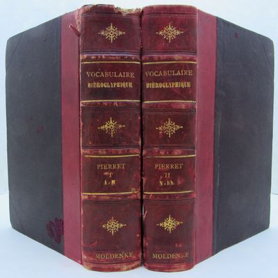 Image for Vocabulaire Hieroglyphique. Comprenant les mots de la langue, les noms geographiques, divins, royaux et historiques, classes alphabetiquement. Two volume set.