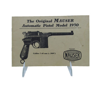 トイガン Mauser Removable Magazine Model 1930 Catalogue for] The Original Mauser Automatic Pistol Model 1930
