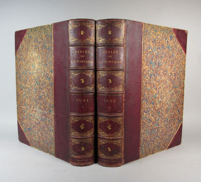 Image for Fables de La Fontaine. Edition illustree de 75 planches a l'eau-forte par A. Delierre. Limited edition. Two volumes complete. One of only fifty copies with additional suite of plates.