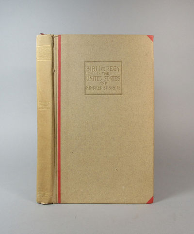 Image for Bibliopegy in the United States and Kindred Subjects.