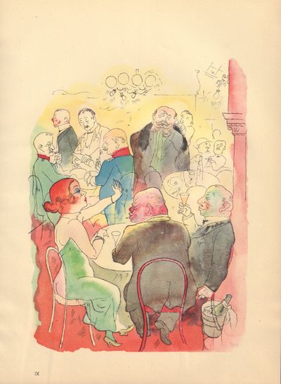 Image for Ecce Homo (Ausgabe C). Plate IX: Soiree.