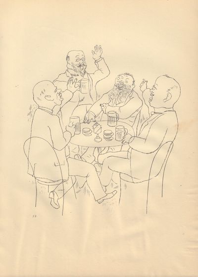 Image for Ecce Homo (Ausgabe C). Plate 52: Oalte Burschenherrlichkeit.
