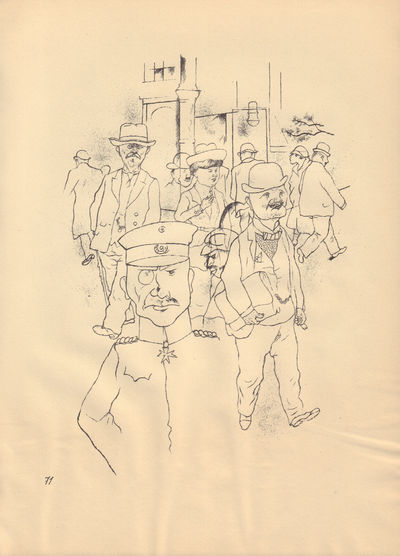 Image for Ecce Homo (Ausgabe C). Plate 71: Deutsche Manner.