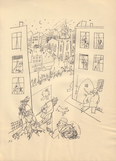 Image for Ecce Homo (Ausgabe C). Plate 73: Vorstadt.