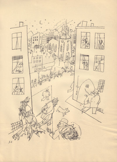 Image for Ecce Homo (Ausgabe C). Plate 73: Vorstadt.