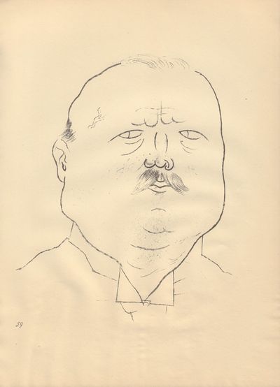 Image for Ecce Homo (Ausgabe C). Plate 59: Ehrenmann.
