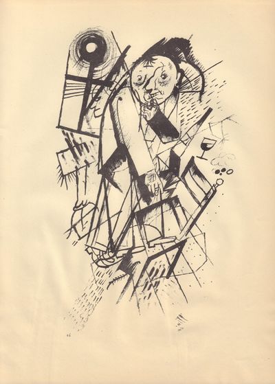 Image for Ecce Homo (Ausgabe C). Plate 46: Franz Jung gewidmet.