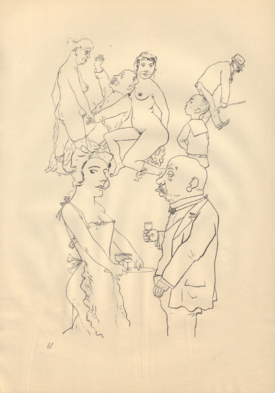 Image for Ecce Homo (Ausgabe C). Plate 61: Genreszene.