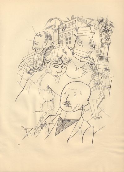 Image for Ecce Homo (Ausgabe C). Plate 40: Dr. Huelsenbeck am Ende.