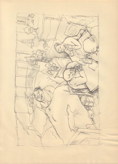 Image for Ecce Homo (Ausgabe C). Plate 39: Interieur.
