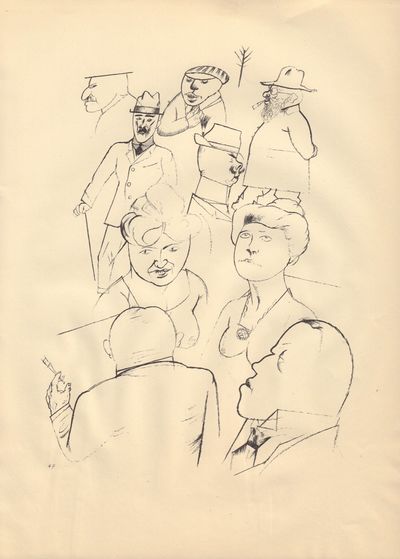 Image for Ecce Homo (Ausgabe C). Plate 47: Heimatliche Gestalten.