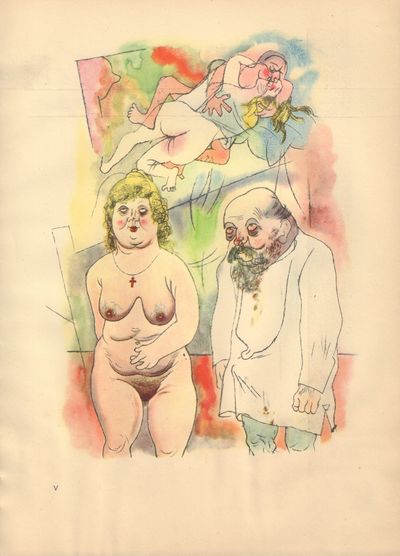 Image for Ecce Homo (Ausgabe C). Plate V: Pappi und Mammi.