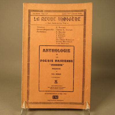 Image for La Revue Indigene Anthologie de la Poesie Haitienne "Indigene"