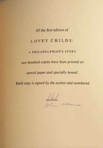 Image for Lovey Childs A Philadelphian's Story
