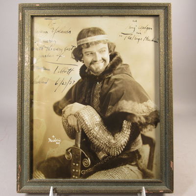 Image for Autographed photograph of Lawrence Tibbett