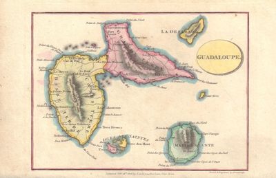 Image for Map of Guadaloupe (Guadeloupe)