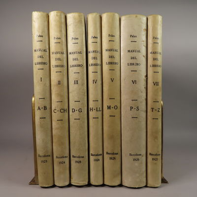 Image for Manual del Librero Hispano-Americano Inventario Bibliografico de la Produccion Cientifica y Literaria de Espana y de la America Latina desde la Invencion de la Imprenta Hasta Nuestros Dias, con el Valor Comercial de Todos los Articulos Descritos, por Antonio Palau y Dulcet