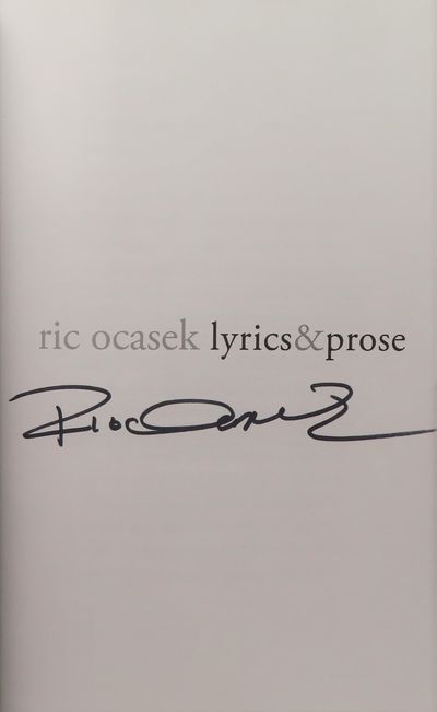 Image for Lyrics & Prose (SIGNED)