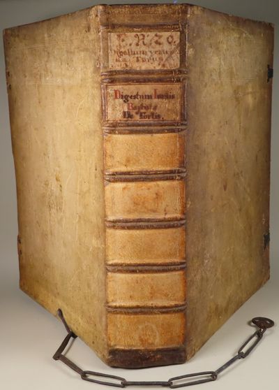 Image for Digestum vetus. In original chain binding.