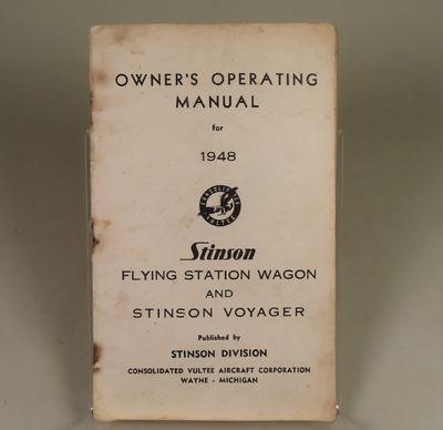 Image for Owner's Operating Manual for 1948. Flying Station Wagon and Stinson Voyager