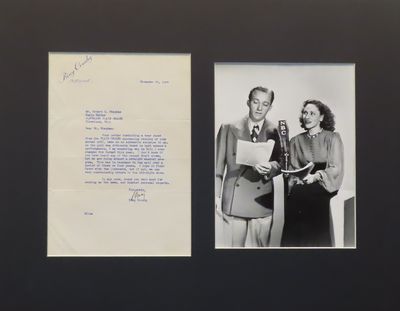 Image for Original Bing Crosby SIGNED Letter and Photograph