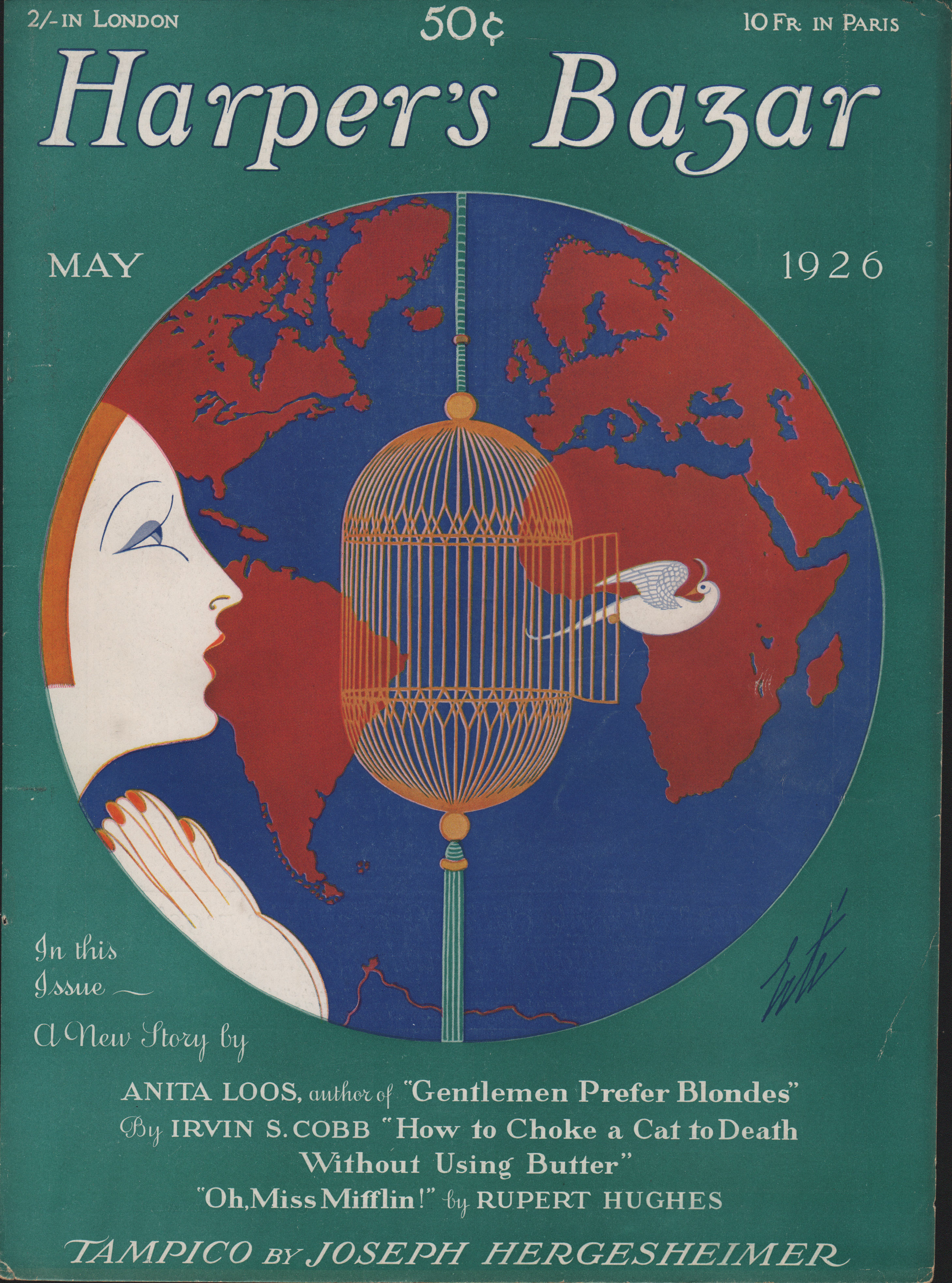 Image for Harper's Bazar (Harper's Bazaar) Magazine Cover May 1926
