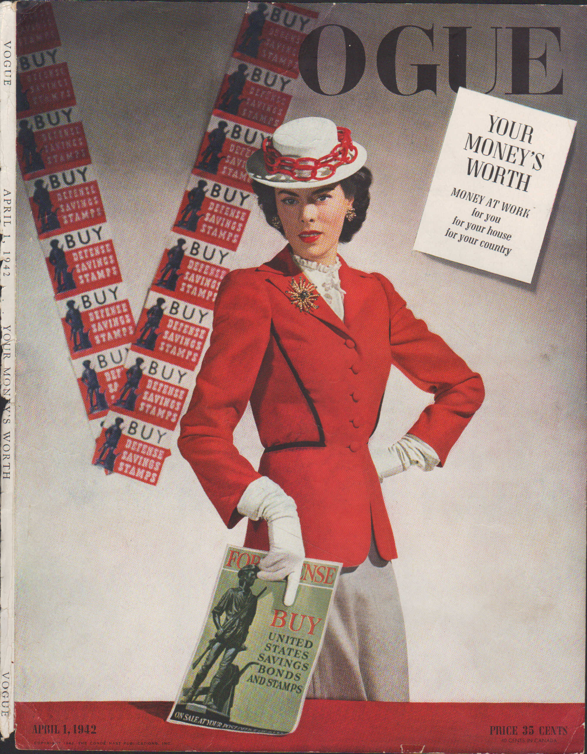 Image for "Vogue Magazine, April 1, 1942 - Cover Only"