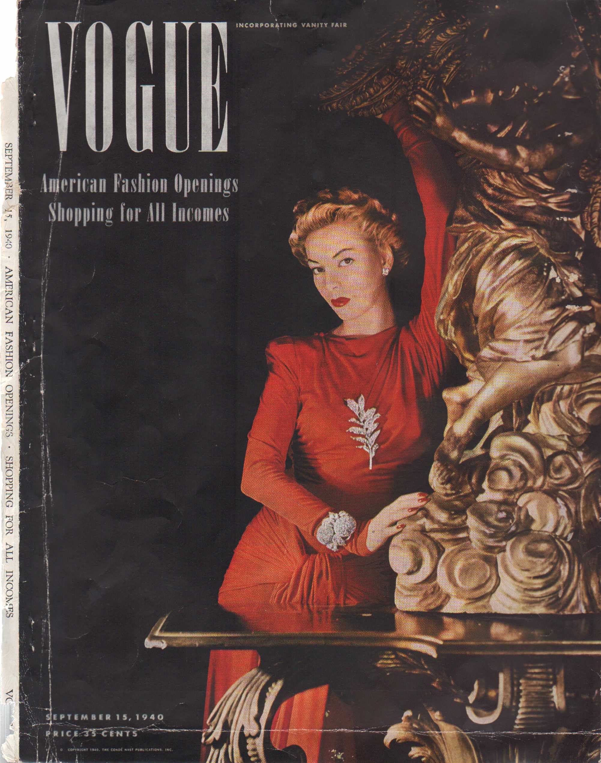 Image for "Vogue Magazine, September 15, 1940 - Cover Only"