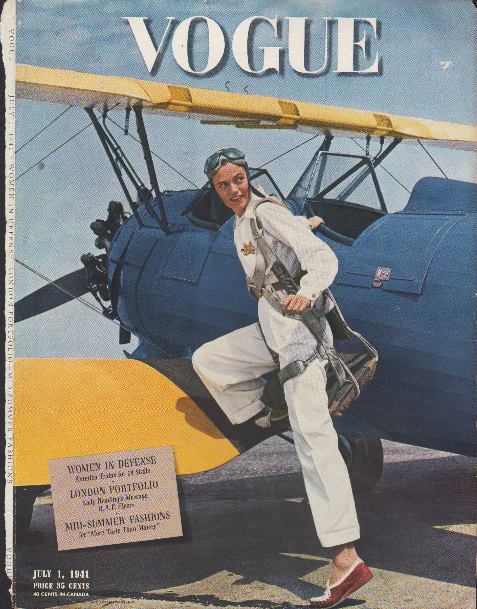 Image for "Vogue Magazine, July 1, 1941 - Cover Only"