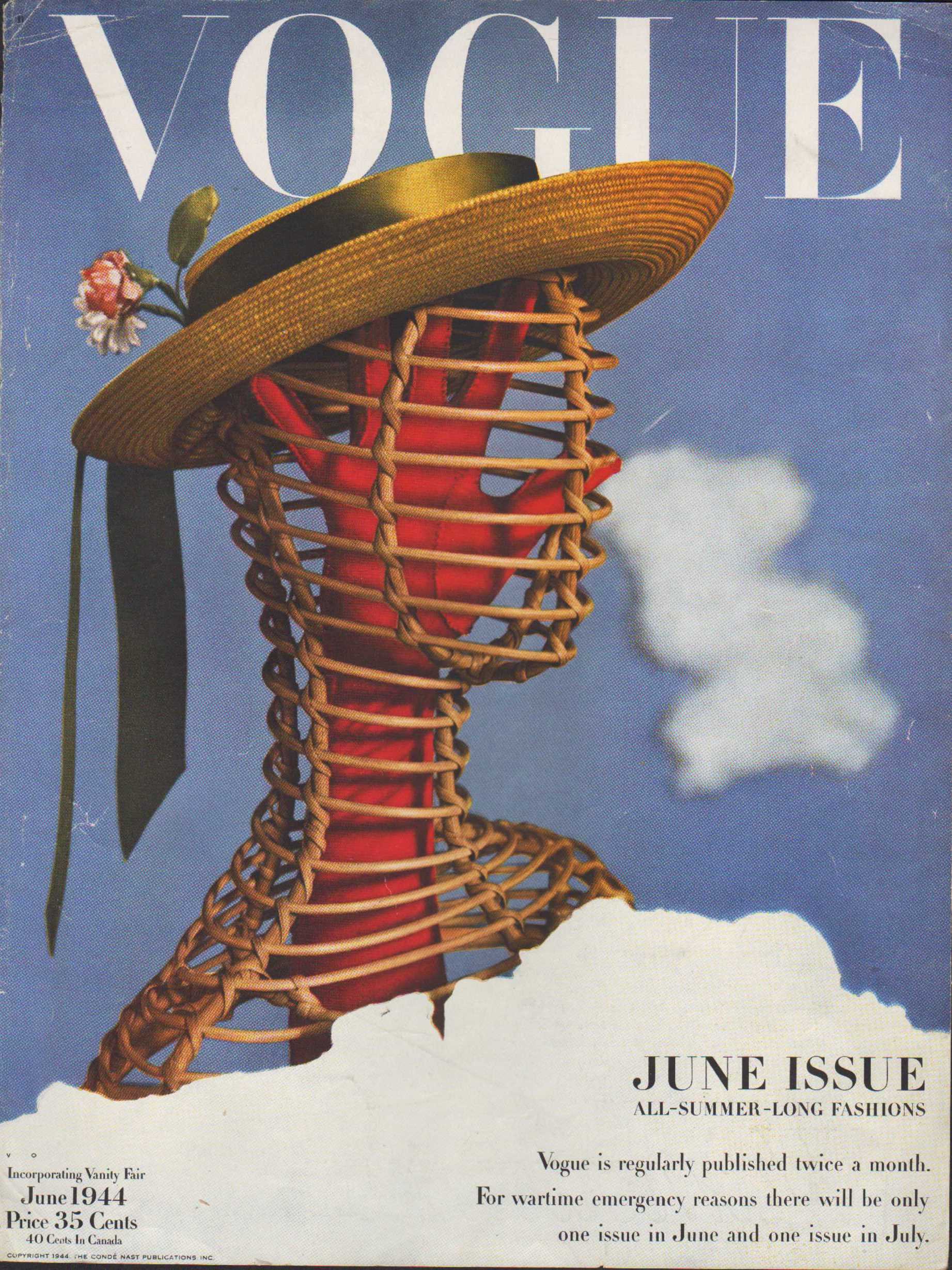 Image for "Vogue Magazine, June, 1944 - Cover Only"