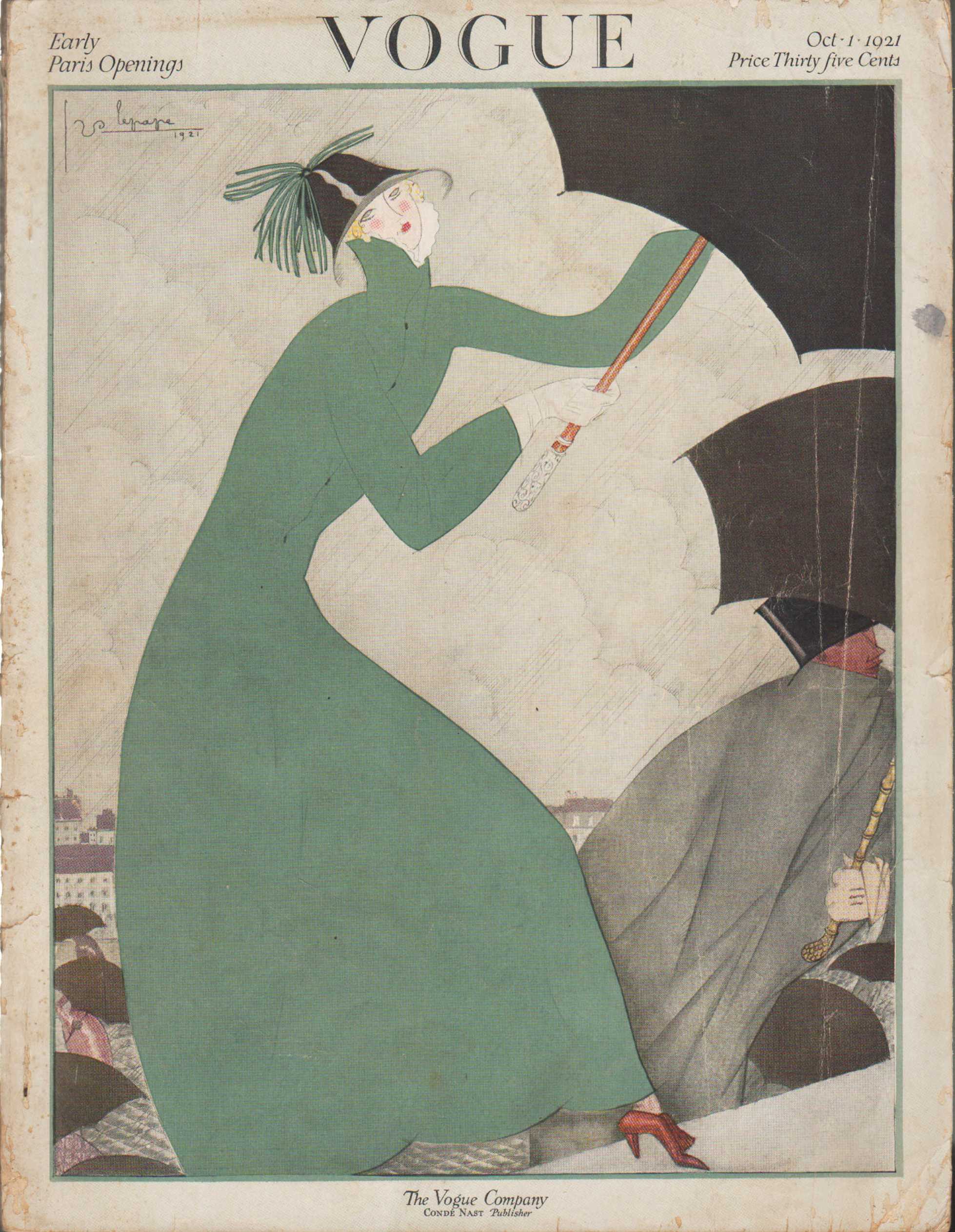 Image for "Vogue Magazine, October 1, 1921"