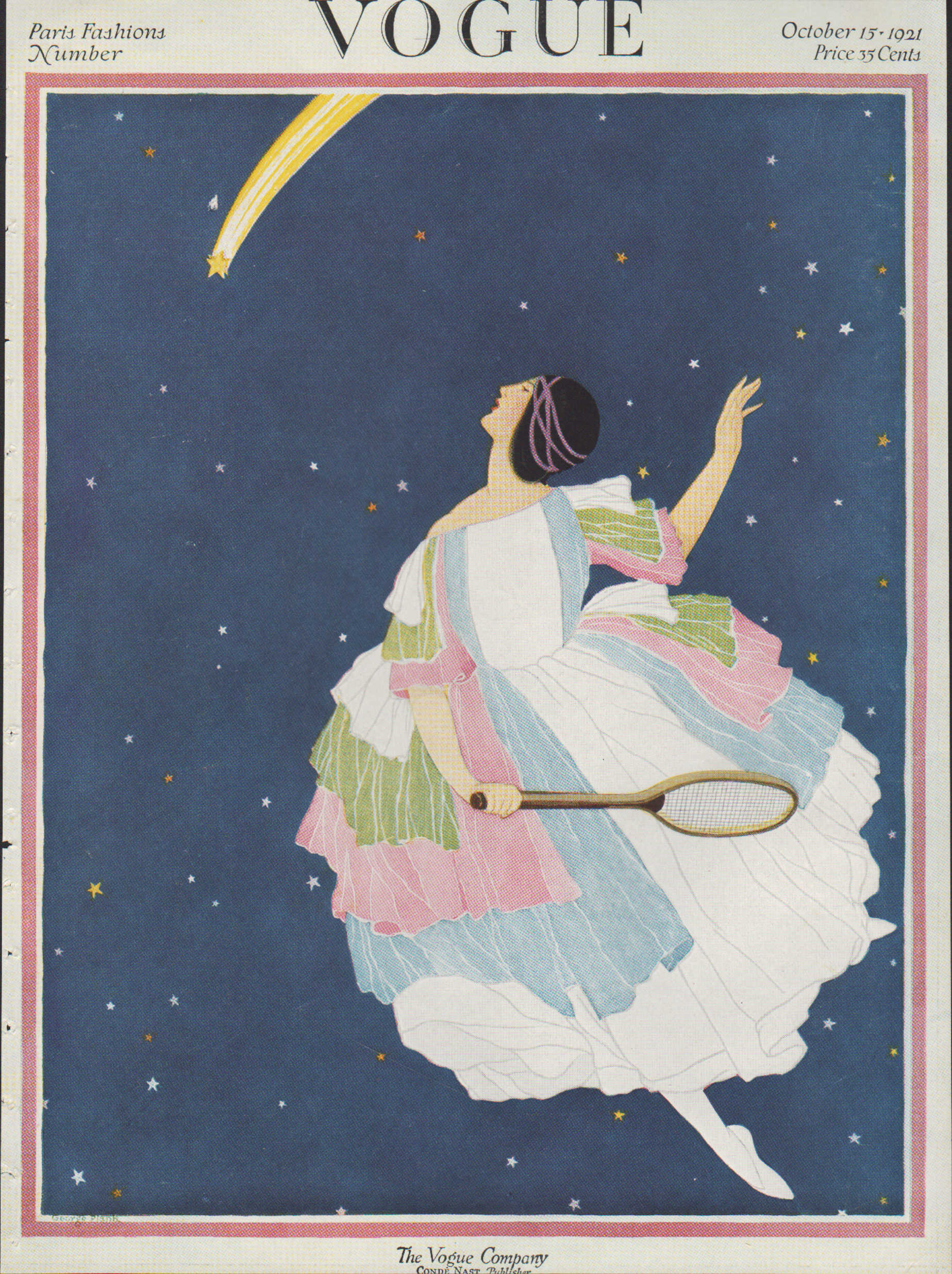 Image for "Vogue Magazine, October 15, 1921 - Cover Only"