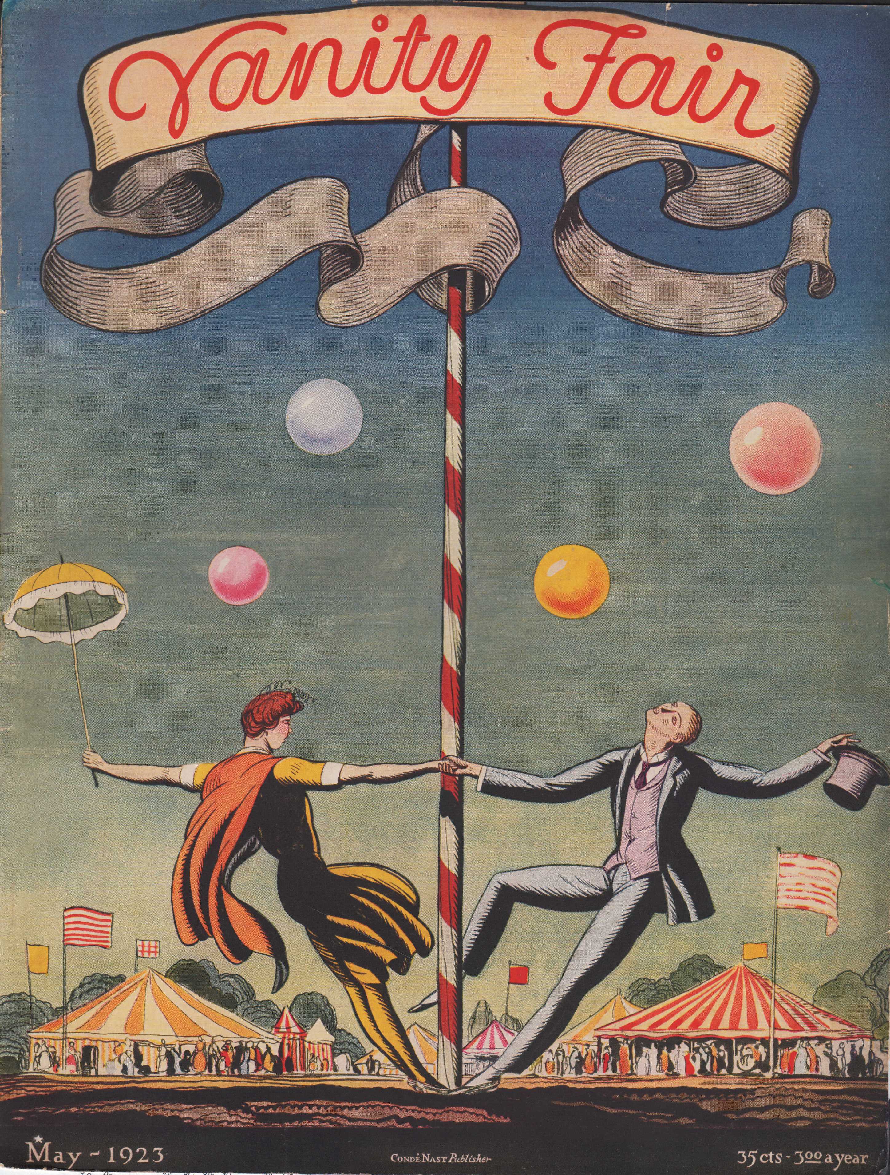 Vanity Fair Magazine, May, 1923, Cover Only, image size:2895x3820