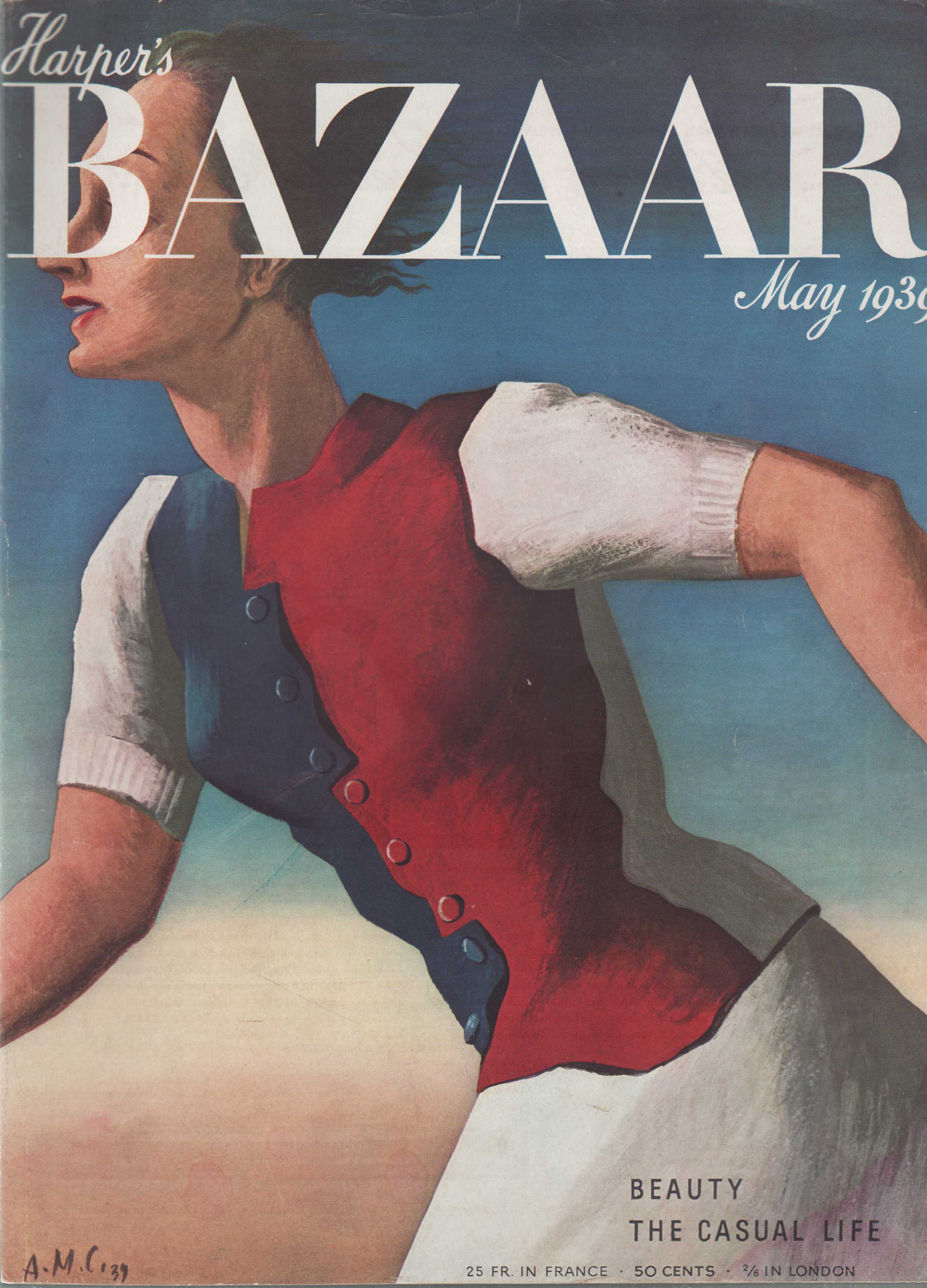 Image for Harper's Bazar (Harper's Bazaar) - May, 1939 - Cover Only