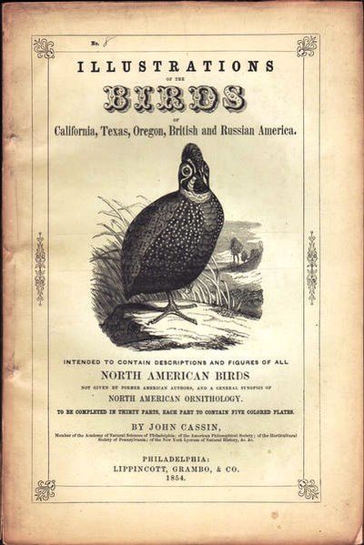 Image for Illustrations of the Birds of California, Texas, Oregon, British and Russian America. Fascicule 8. Text pages 213-240 & plates 36-40 as issued in original wraps.