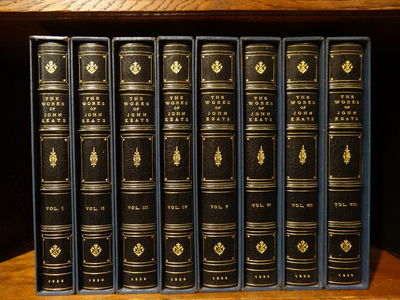 Image for John Keats. Poetical Works and Other Writings. Edited with Notes and Appendices by H. Buxton Forman. Revised with Additions by Maurice Buxton Forman. With an Introduction by John Masefield. Hampstead Edition in the publisher's slipcases.