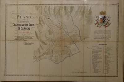 Image for Plano de la ciudad de Santiago de León de Caracas en el año 1810 según apuntaciones del ilustrÃsimo Señor Don Mariano MartÃn y planos de F. de Pons; A.J. Jesurun y otros, historiadores e ingenieros, desde 1771 hasta 1843; con fecha 19 de abril de 1910.