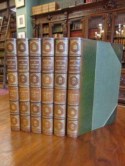 Image for Napoleon in Caricature, 2 volumes expanded to 6. One of only fifty copies. Signed by the author. Bound by Stikeman.