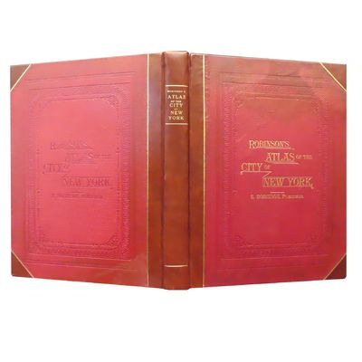 Image for Robinson's Atlas of the City of New York. Embracing all territory within its corporate limits from official records, private plans & actual surveys.