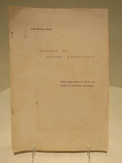 Image for Nociones de derecho Aeronautico